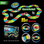 Electric Noctilucent assembly Track Toy Car Set for Kids - City Engineering Mini Car Puzzle - Boys Gift Track car