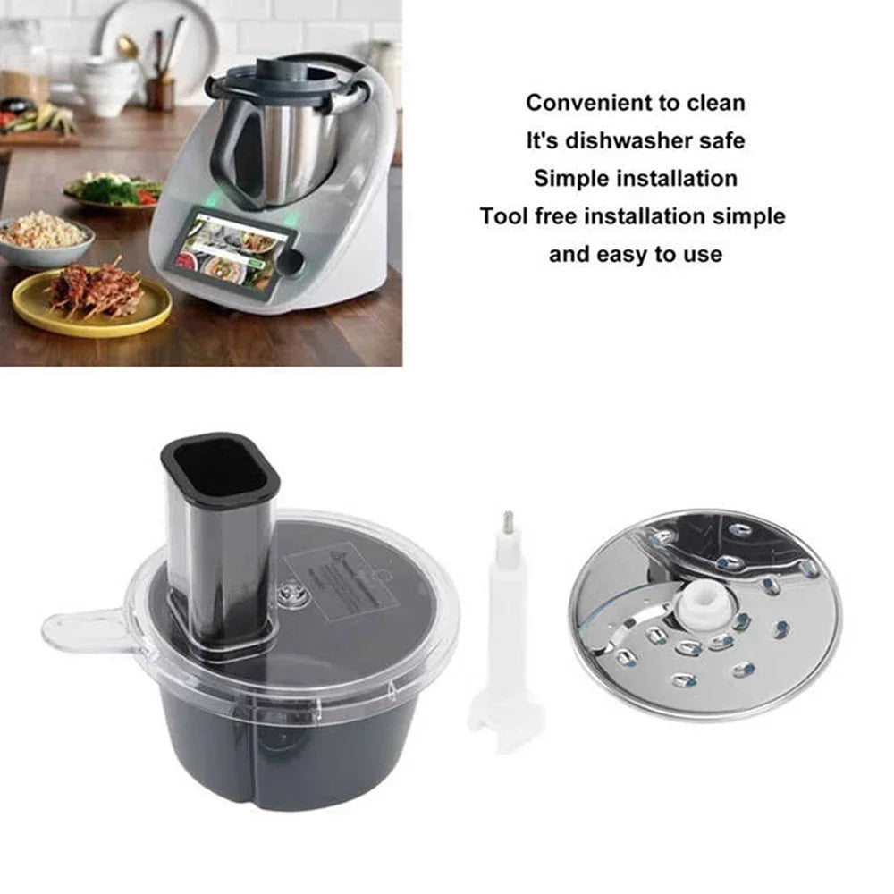 Kitchen Thermomix TM6 and TM5 Accessories Vegetable Cheese Cutter for Sweet Potatoes and Radish Slicing Food Processor Container