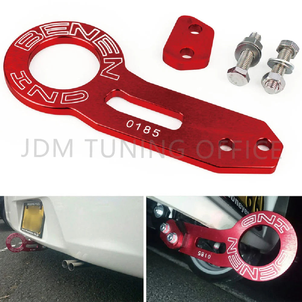 250mm Styling Car Racing Universal Aluminum Allov Racing Rear Tow Hook JDM  Rear Towing Hook for Honda Civic Benen