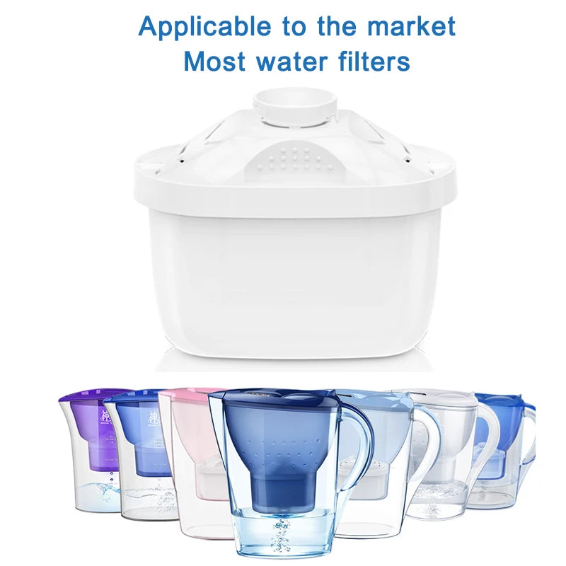 Water Filter Cartridges Compatible with Brita Maxtra+ Limescale Reduction Optimal Brita Pitcher Efficiency Pure Hydration 6 Pack
