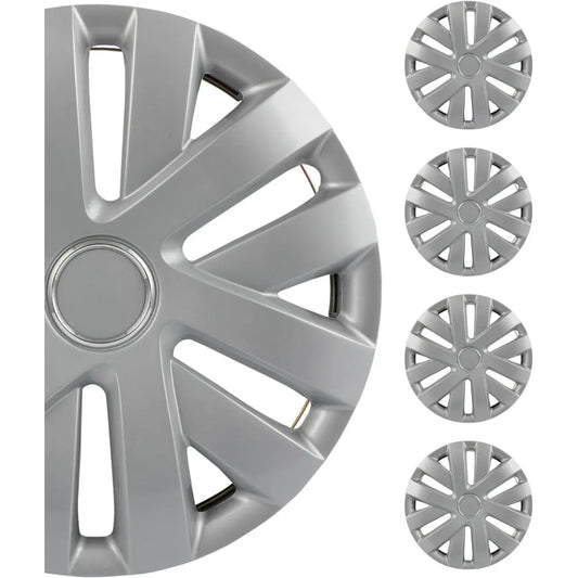 Snap On Hubcap Auto Tire Replacement Exterior Cap OEM Steel Wheel Hubcaps Wheel Cover Rim 16 Inch Hub Caps Universal Set of 4 PP