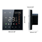 Smart Tuya WiFi Thermostat Voice Control 3A Digital Programmable LCD Display Underfloor Heating Temperature Controller for Water