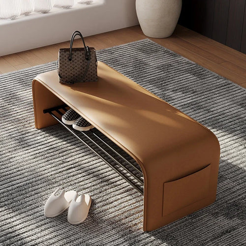 Entrance Hall Shoe Changing Bench Porch Shoe Cabinet Bench Integrated Entrance Shoe Changing Bench Bedroom Benchs