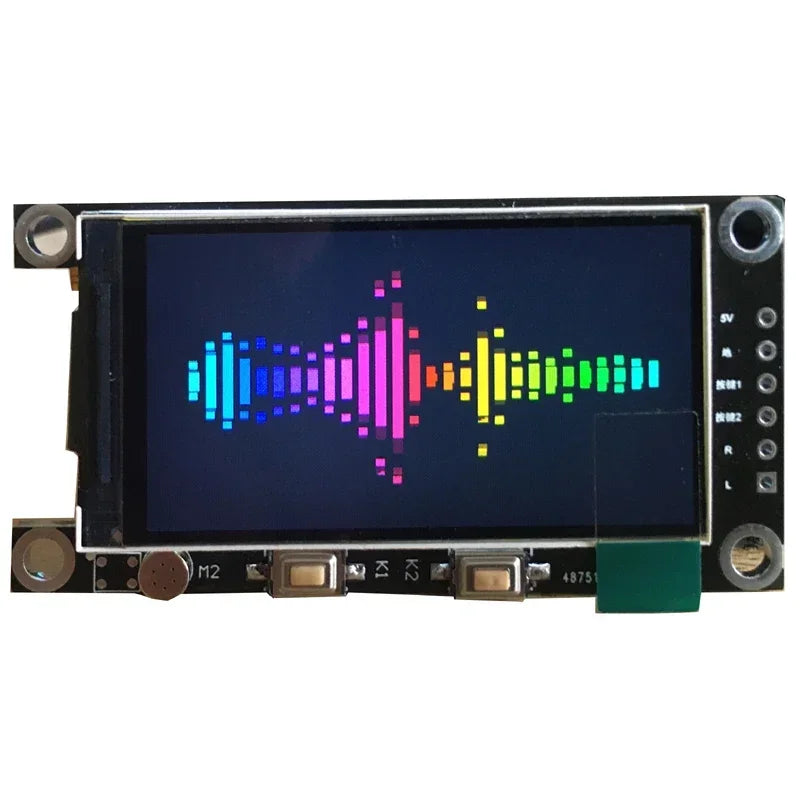 LUSYA DAC Tube Power Amplifier Voice Control Analog Spectrum VU Meter LCD Display Audio Level Indicator Clock Module 5 modes