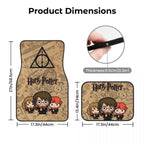 Harrys Potters Automotive Floor Mats for Cars Universal Fit Full Set Car Floor Mats Non-Slip for SUV Truck
