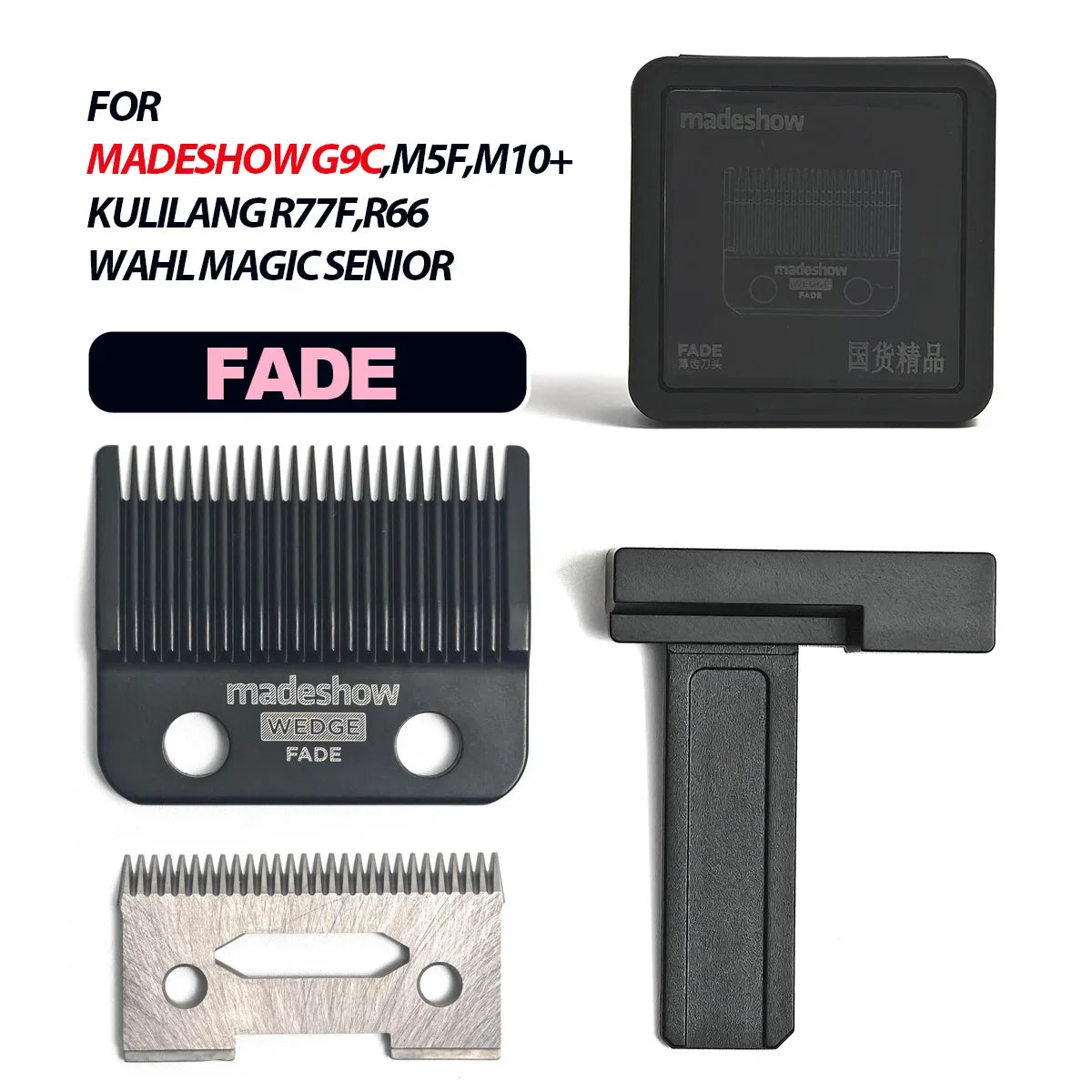 Replacement Original Cutter Head Madeshow Kulilang G9C M5(F) M10+ R66 R77F Standard Blades Hair Clipper Ceramic Blade Trimmer