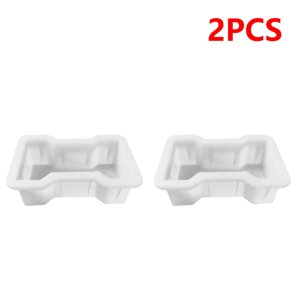 1-4PCS Home Garden Courtyard DIY Paving Mould Road Concrete Brick Carving Stone Path Paving Road Walk Maker Mold Imitation