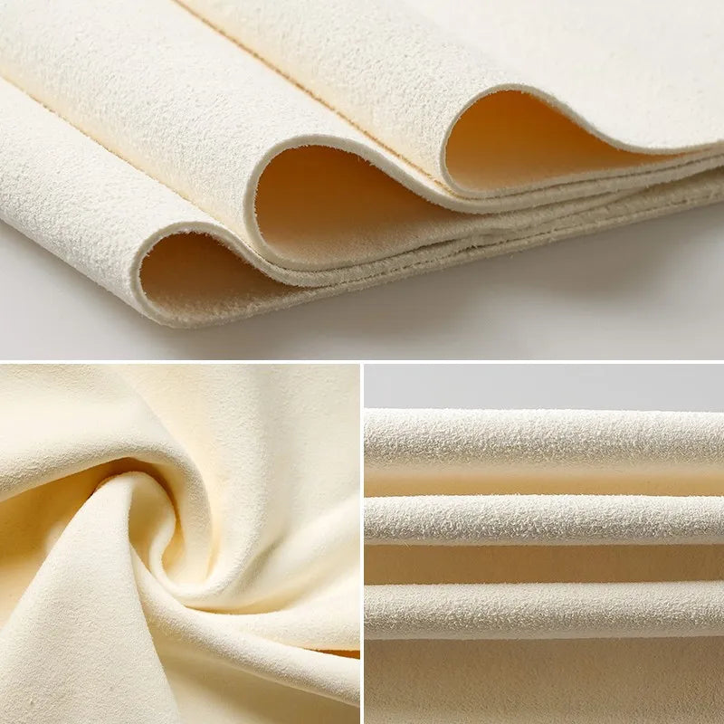 50x80CM Natural Deerskin Leather Clean Cloth Car Home Washing Care Quick Dry Cleaning Towel Super Absorbent Glass Drying Rags