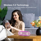 DOSS 40W Bluetooth Speaker Powerful Stereo Sound Bass 20H Playtime Sound Box IPX6 Waterproof Outdoor Portable Wireless Speakers