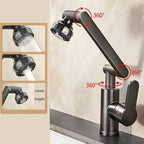 Universal Rotating Dual-mode Faucet Mechanical Arm Wash Basin Kitchen Bathroom Hot And Cold Household Basin Wash Basin Wash Up