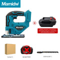 Mamidw 340W Brushless Jigsaw Electric Jig With Saw Blade Cordless Barrel Handle Jigsaw Portable Carpenter For Makita Battery PIN