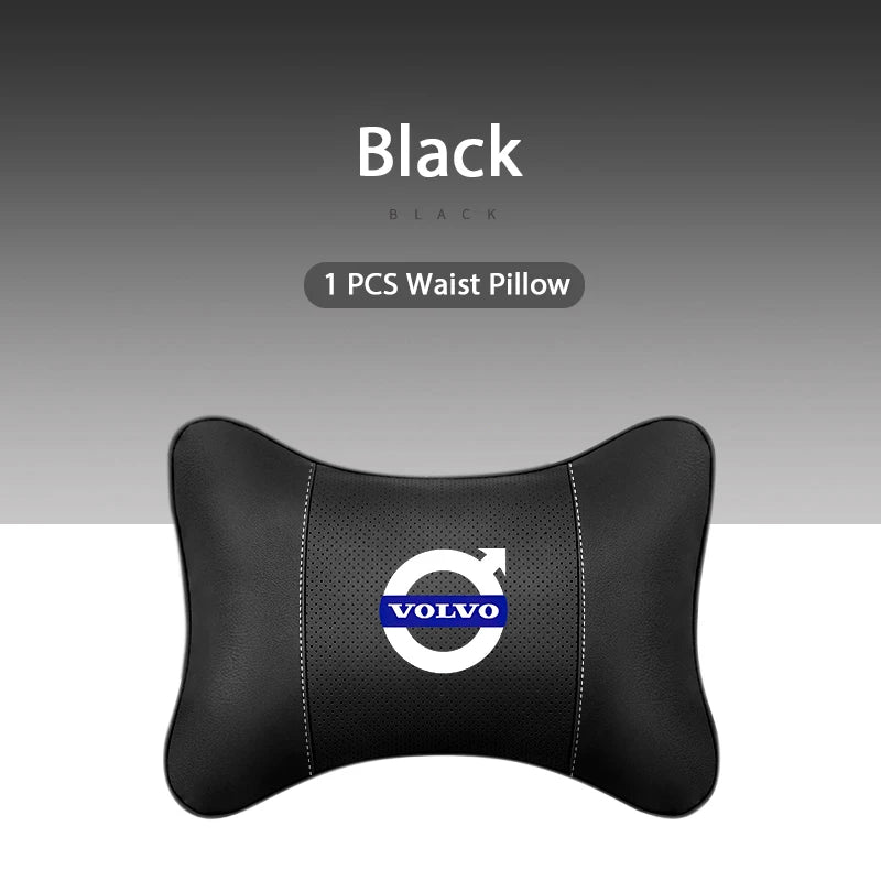 Car Headrest/Lumbar Support Car Neck Pillow Waist Cushion For Volvo Xc60 Xc90 V40 V60 S60 V50 V90 S80 C40 XC40 V70 XC70 C30 C70