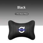 Car Headrest/Lumbar Support Car Neck Pillow Waist Cushion For Volvo Xc60 Xc90 V40 V60 S60 V50 V90 S80 C40 XC40 V70 XC70 C30 C70