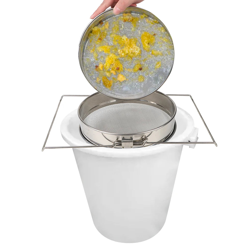 Double sieve strainer Beekeeping Bee Tools Net Impurity Filter Garden Supplies Honey filter For Beekeeping Special Tools