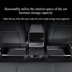 For Tesla Model Y Juniper 2025 Under Seat Storage Box Case Car Seat Organizer Vehicle Underseat Drawer Holder Car Interior Tray