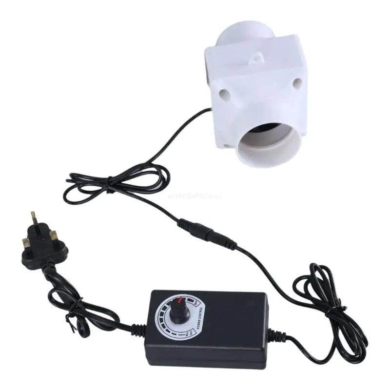 High Efficiency 50mm Inline Duct Fan for Kitchens and Workshops,Quiet Ventilation with 350M³ Airflows AC100-240V Input