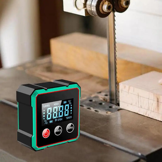 Digital Magnetic Angle Finder Protractor Cube for Woodworking & Leveling