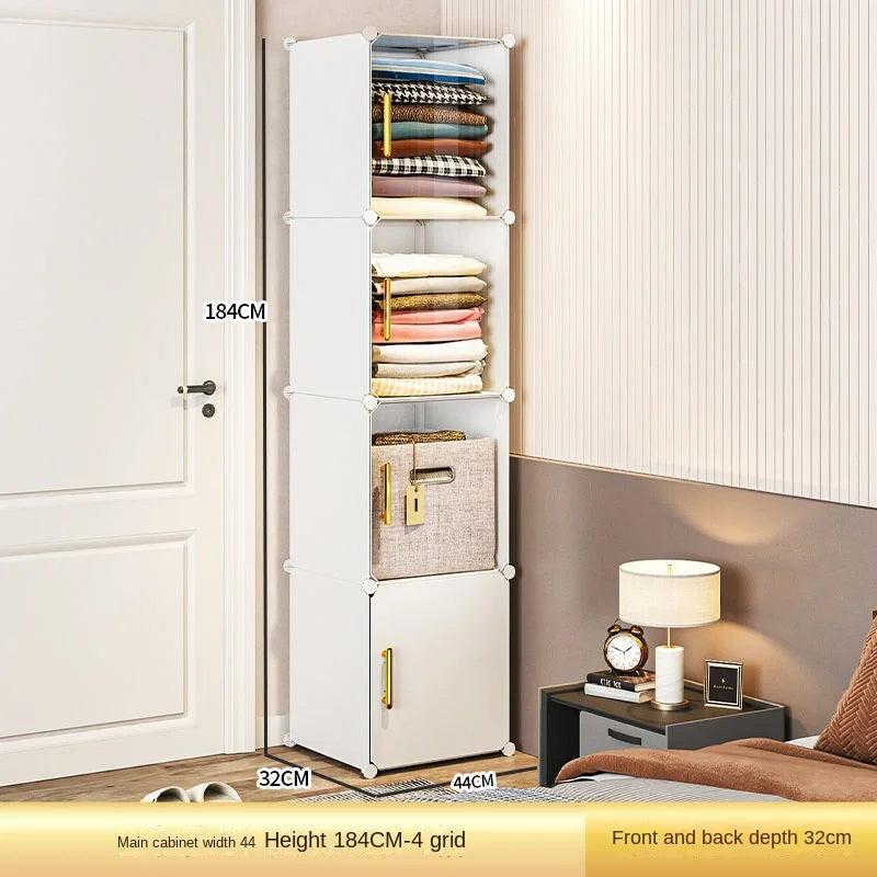 NEW Wardrobe Clothes Cabinets Dressers Cube Storage Locke Closet Plastic Collapsible Sturdy Home Bedroom Foldable Furniture