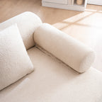 Memory Foam Sofa Set with Chenille Fabric, No Assembly Deep Seat Couch, Modern Living Room/Bedroom/Home Office Furniture