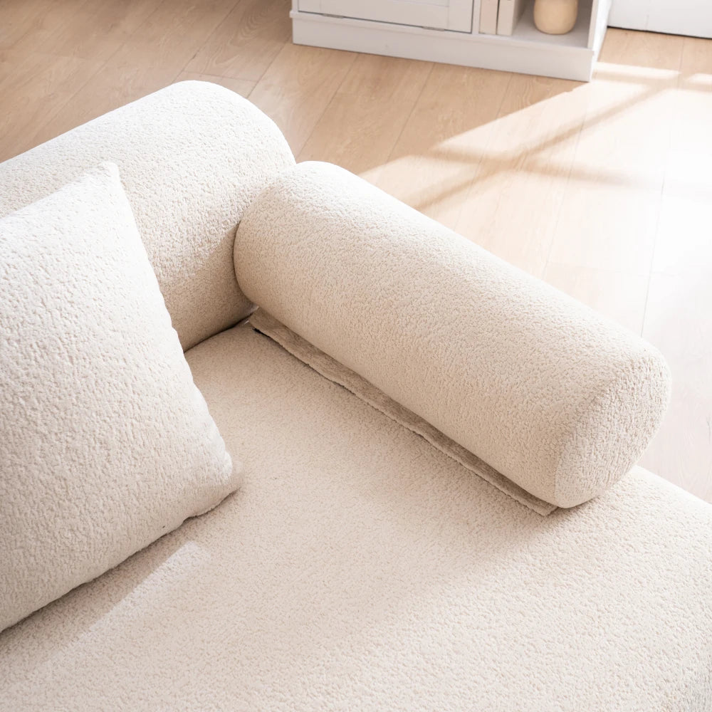 Memory Foam Sofa Set with Chenille Fabric, No Assembly Deep Seat Couch, Modern Living Room/Bedroom/Home Office Furniture