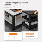 Tea table, living room, household, small apartment, next to sofa, office, marble patterned color tea table, tea table