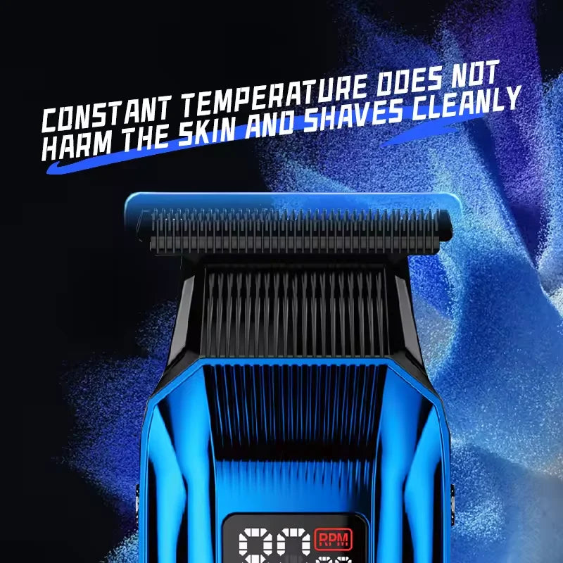 Kemei Trimmer KM-2797 Rechargeable Electric Hair Clippers Set LCD Shaver KM-1112 Dry And Wet Shaving Machine Cordless Kit