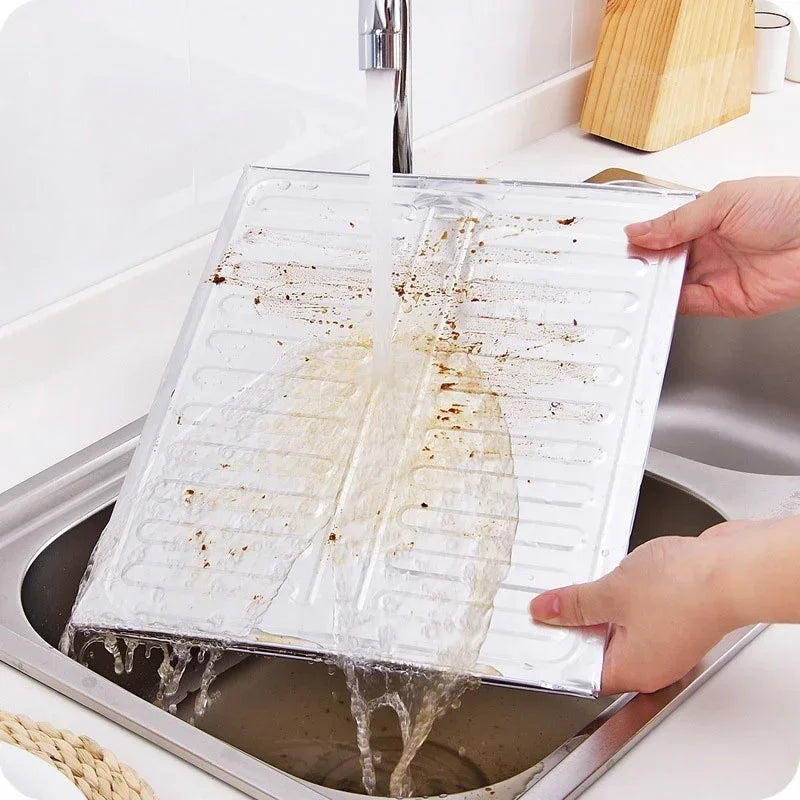 Kitchen Cleaning Tools Stove Oil-Proof Splash Guard Board Article for The Kitchen Removable Cooking Frying Oil Gas Kitchenware