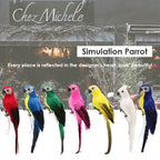 Creative Foam Feather Artificial Parrot Artificial Simulation Foam Bird Fake Animal Bird Garden Bird Prop Decor Home Ornament