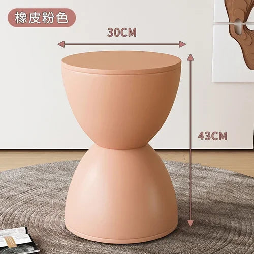Minimalist Nordic Dressers Stool Plastic Design Apartment Shoes Changing Children Foot Stool Relax Muebles Trendy Furniture