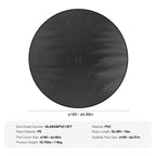 VEVOR 18/15Ft Round Pool Cover Solar Covers for Above Ground Pools Safety Pool Cover with Drawstring Design Black