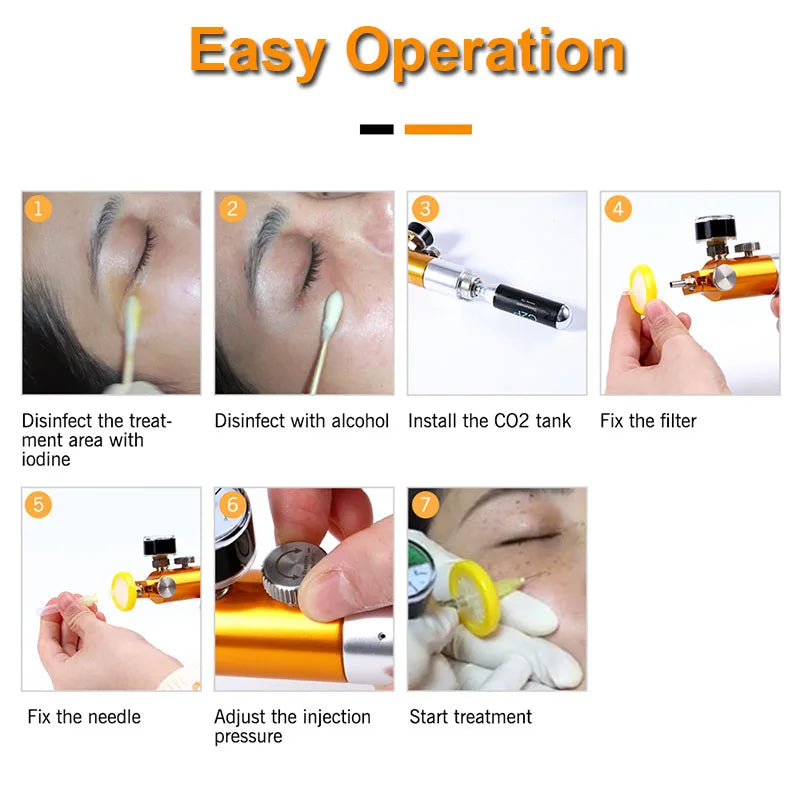 New CDT Co2 Carboxy System Therapy Machine For Injection Stretch Marks Removal CDT Carboxytherapy Beauty Device Carboxiterapia
