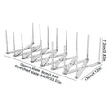 Kitchen Gadgets Pot Lid Rack Pan Lid Organizer Retractable Foldable Stainless Steel Plate Dish Holder Shelf Tableware Storage