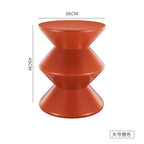 K-star Nordic Style Shoe Changing Stool Home Art Small Bench Simple Children Plastic Low Stool Creative Round Stool Hot 2024