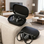 Bluetooth 5.4 Ear Hook Headphones TWS Wireless Earphones HiFi Stereo Waterproof Headsets LED Display Long Standby Touch Earbuds