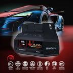 R8 Extreme Long-Range Radar/Laser Detector, Dual-Antennas Front & Rear Detection w/Directional Arrows & RDA