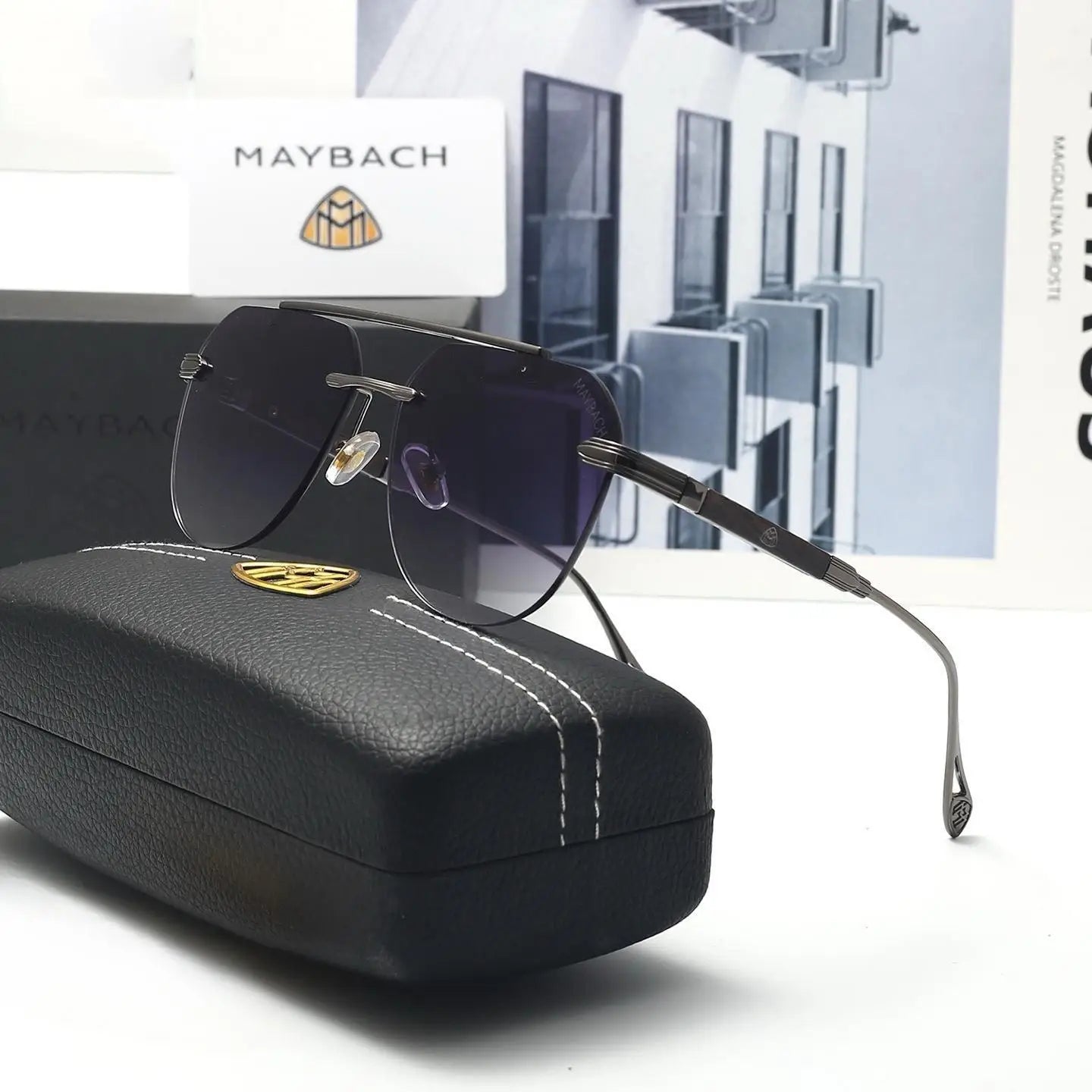 Car High End Fashion Sunglasses For Maybach S Class S400 S450 S480 S500 S560 S580 S650 S680 GLS480 GLS600 UV Protection Goggles