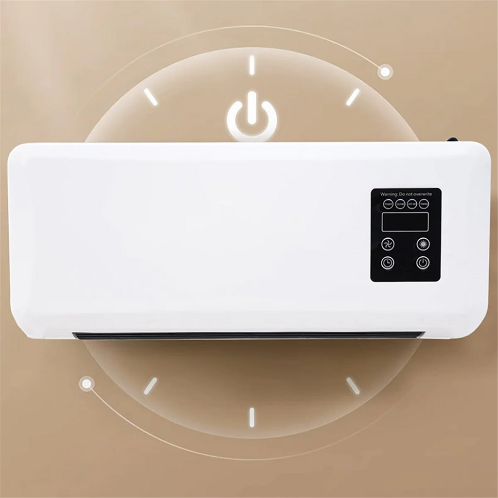 Cooling and Heating Dual-Purpose Heater Household Wall-Mounted Electric Heater Small Air Conditioner EU Plug