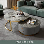 Design Nordic Coffee Tables Modern Storage Luxury Simple Aesthetic Coffee Tables Unique Marble Mesa Centro Living Room Furniture