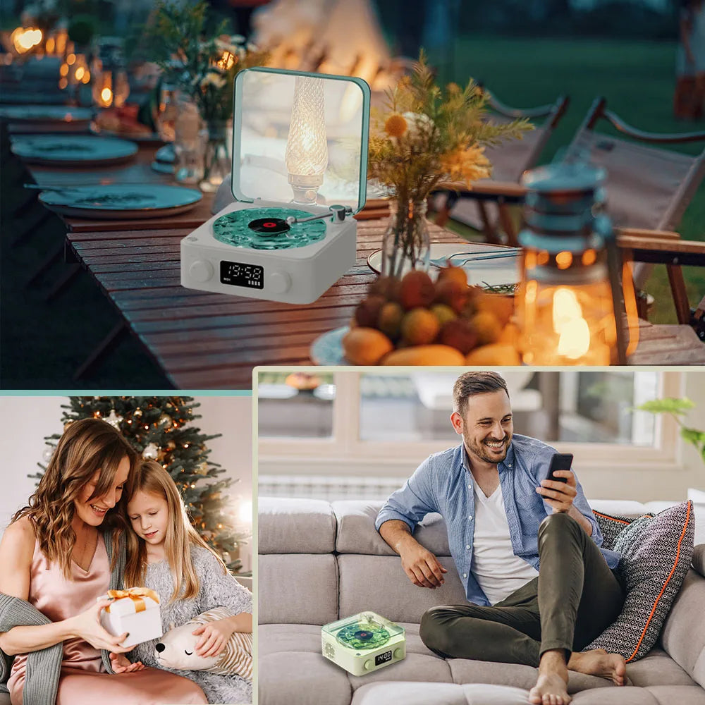 Mini Retro White Noise Bluetooth Speaker - Sleep Aid & RGB