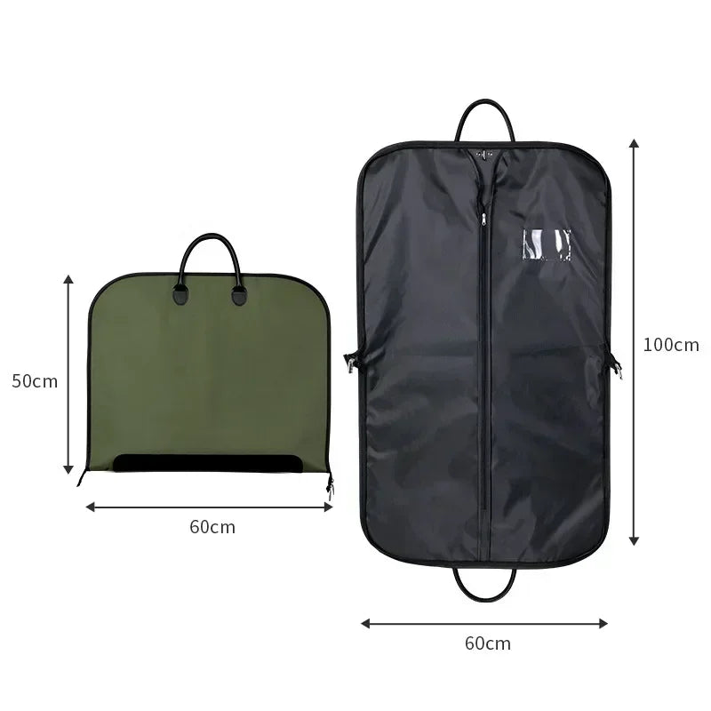 Premium Suit Cover Bag Waterproof Garment Bag with Handle Protective Cover for Clothes Suit Case Dustproof Clothes Organizer