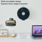 10 inches Remote control aluminum alloy folding fan outdoor home ultra
