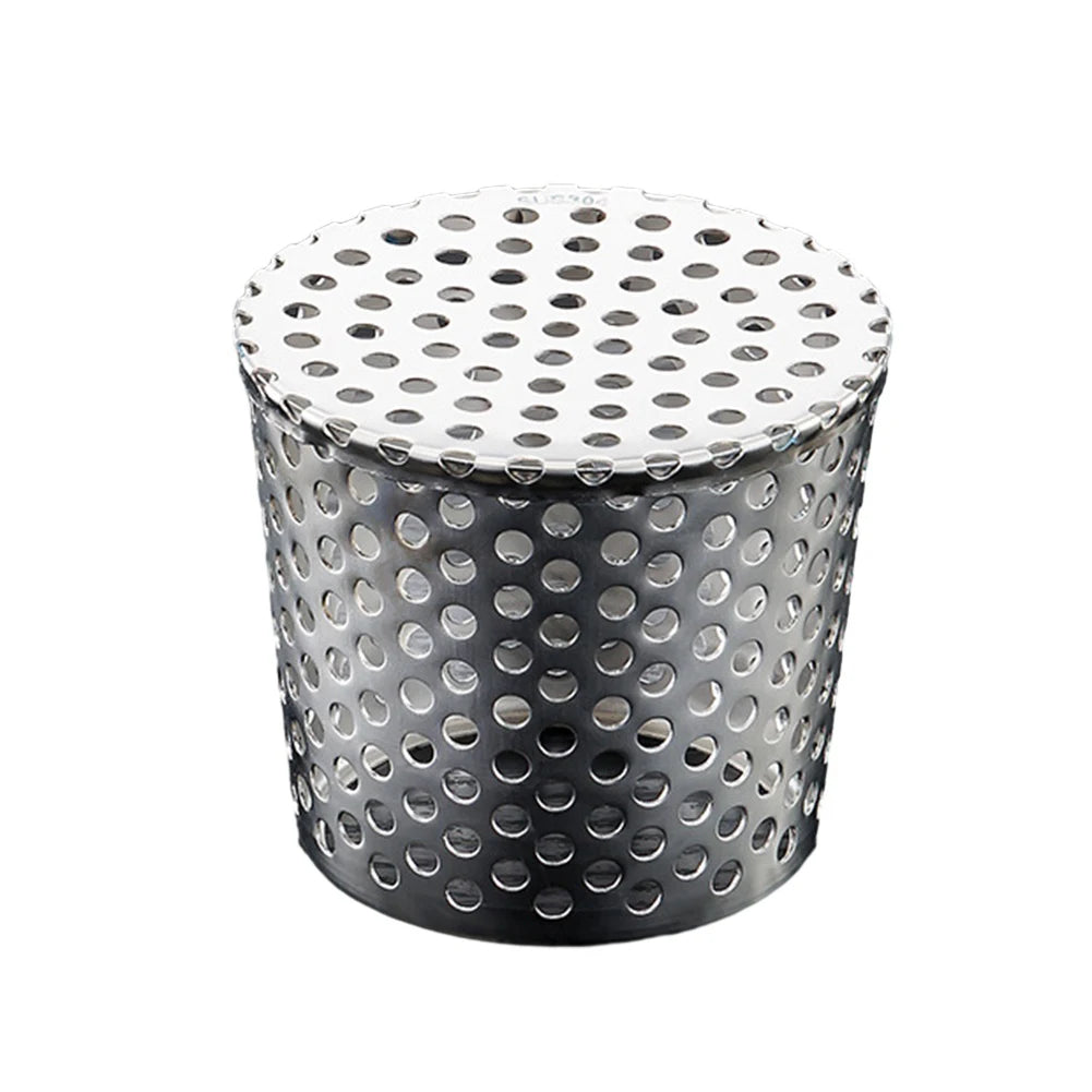 Drainage Cover Floor Drain Wall Insert Anti-blocking For Rooftop Balcony Outdoor Rain Bucket 50-200mm Practical