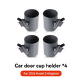 YZ For Tesla Model 3 Y Highland Juniper 2025 4 Pcs/Set Car Door Cup Holder Special Door Cup Storage Box Rack Car Accessories
