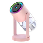 280ML Colorful Atmosphere Light Humidifier - Silent Home & Car Diffuser