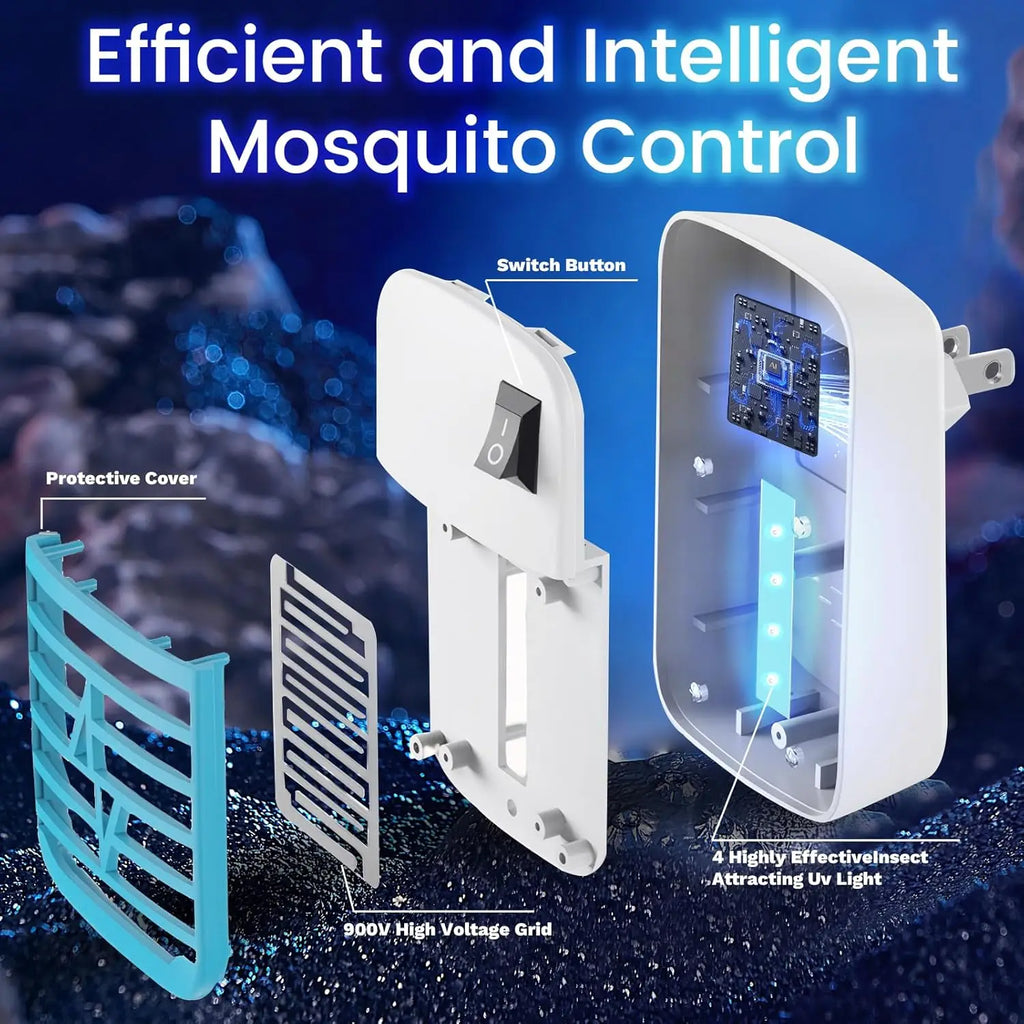Plug-in Indoor Bug Zapper & Mosquito Killer Lamp | Eco-Friendly LED Insect Trap