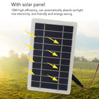10W 12V Solar Powered Exhaust Fan for Round Pipe ABS Solar Panel Venti