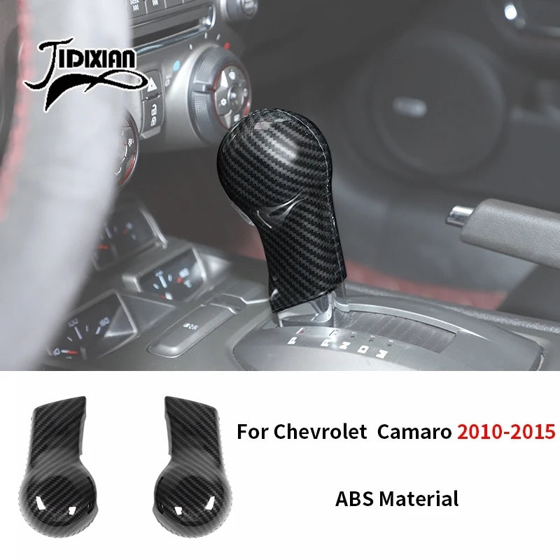 JIDIXIAN fit for Chevrolet Camaro 2010 2011 2012 2013 2014 2015 Car Interior Exterior Decoration Cover Carbon Fiber Accessories