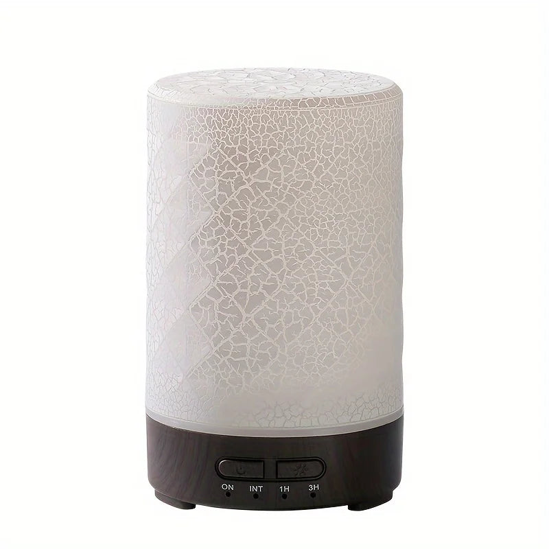 150ml Crack Design Essential Oil Diffuser USB Powered with  7 Color LE
