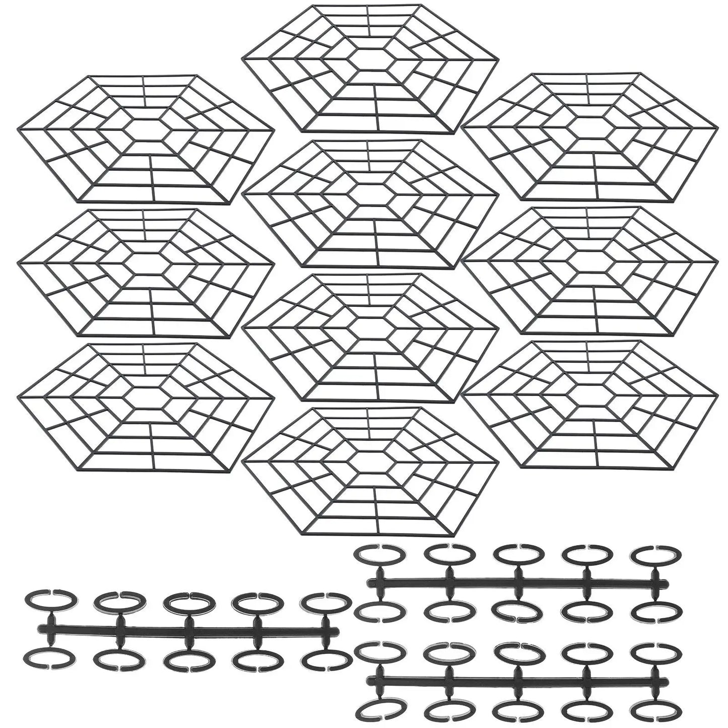 10 PCS Durable Fish Net Guard Hexagon Shop Pond Protective Six Angle Protectors Professional