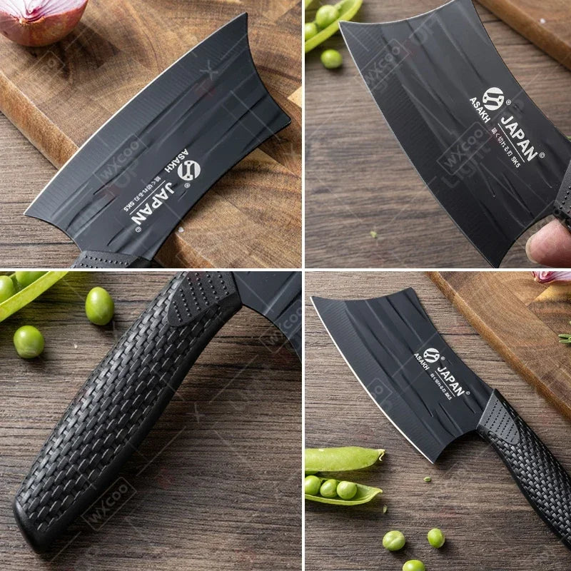 Stainless Steel Kitchen Knives Professional Meat Cleaver Knife Chef Knife for Cutting Meat Vegetables Fruits and Daily Cooking